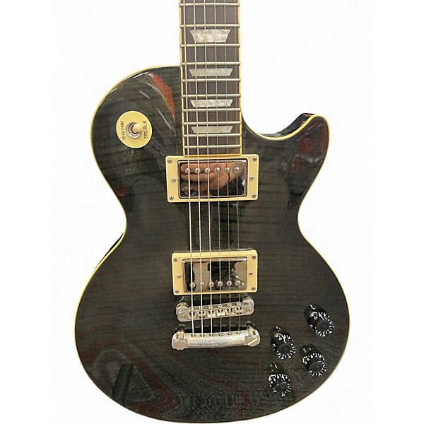 Used Epiphone Les Paul 1960 Tribute Plus Trans Gray Solid Body