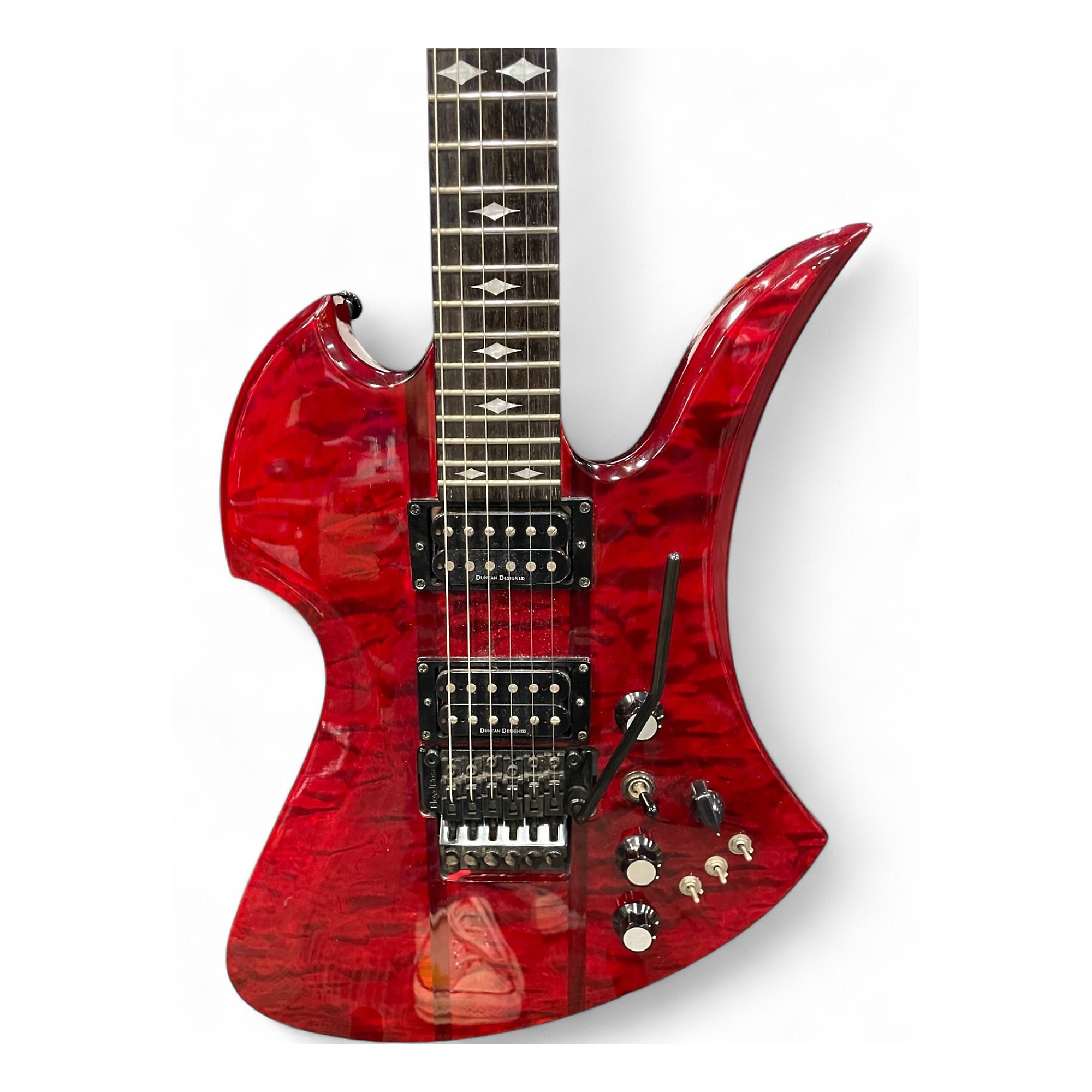 Used B.C. Rich Mockingbird Legacy ST Trans Red Solid Body Electric