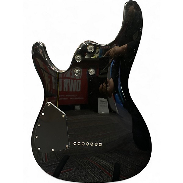 Used Ibanez SIR27FD Iron Label 7 String Black Solid Body Electric