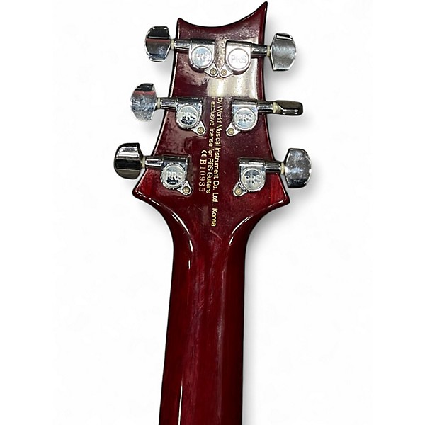 Used 2001 PRS Santana SE Wine Red Solid Body Electric Guitar Wine