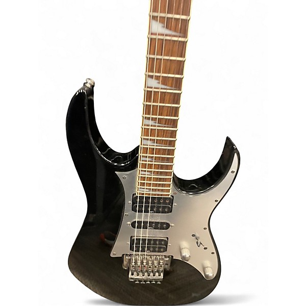 Used Ibanez RG350EX Black Solid Body Electric Guitar Black