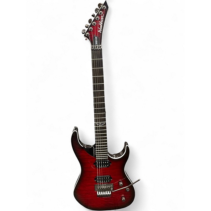 Used Washburn PARALLAXE PSX10 Crimson Red Burst Solid Body