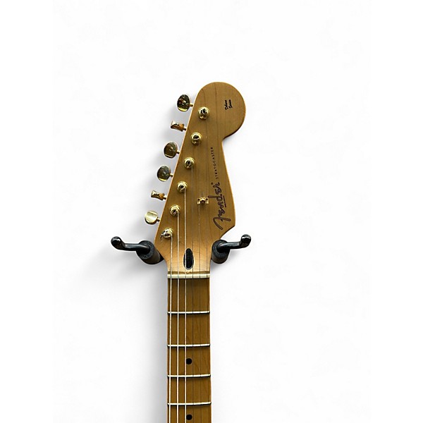 Used 1998 Fender DELUXE SUPER STRAT HONEY BLONDE Solid Body