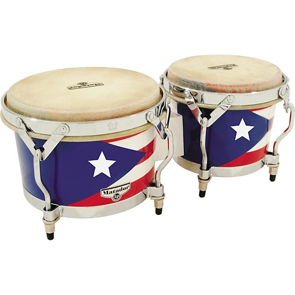LP Matador Puerto Rican Flag Bongos | Guitar Center