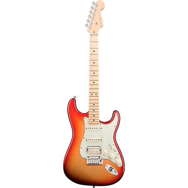 Fender American Deluxe Stratocaster HSS Electric Guitar Sunset