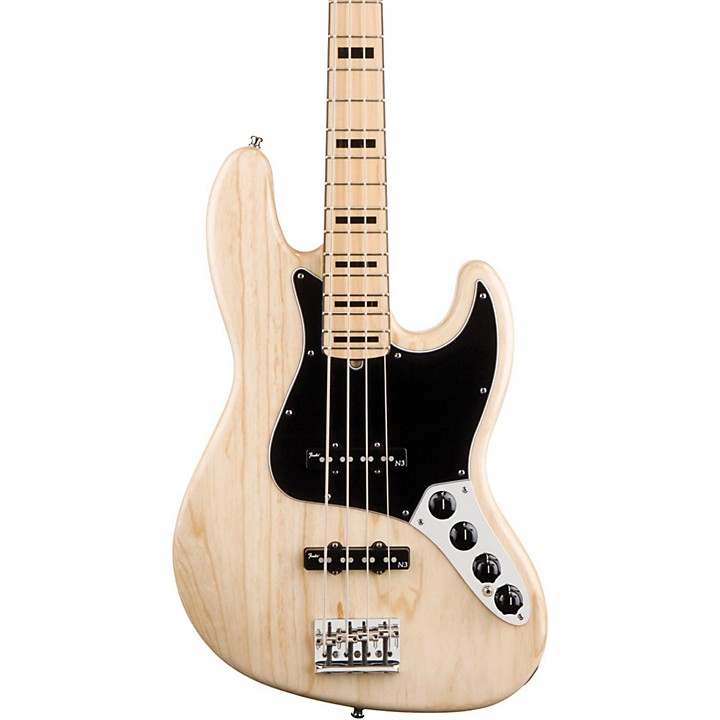 Fender American Deluxe Jazz Bass Natural Maple Fretboard | Guitar