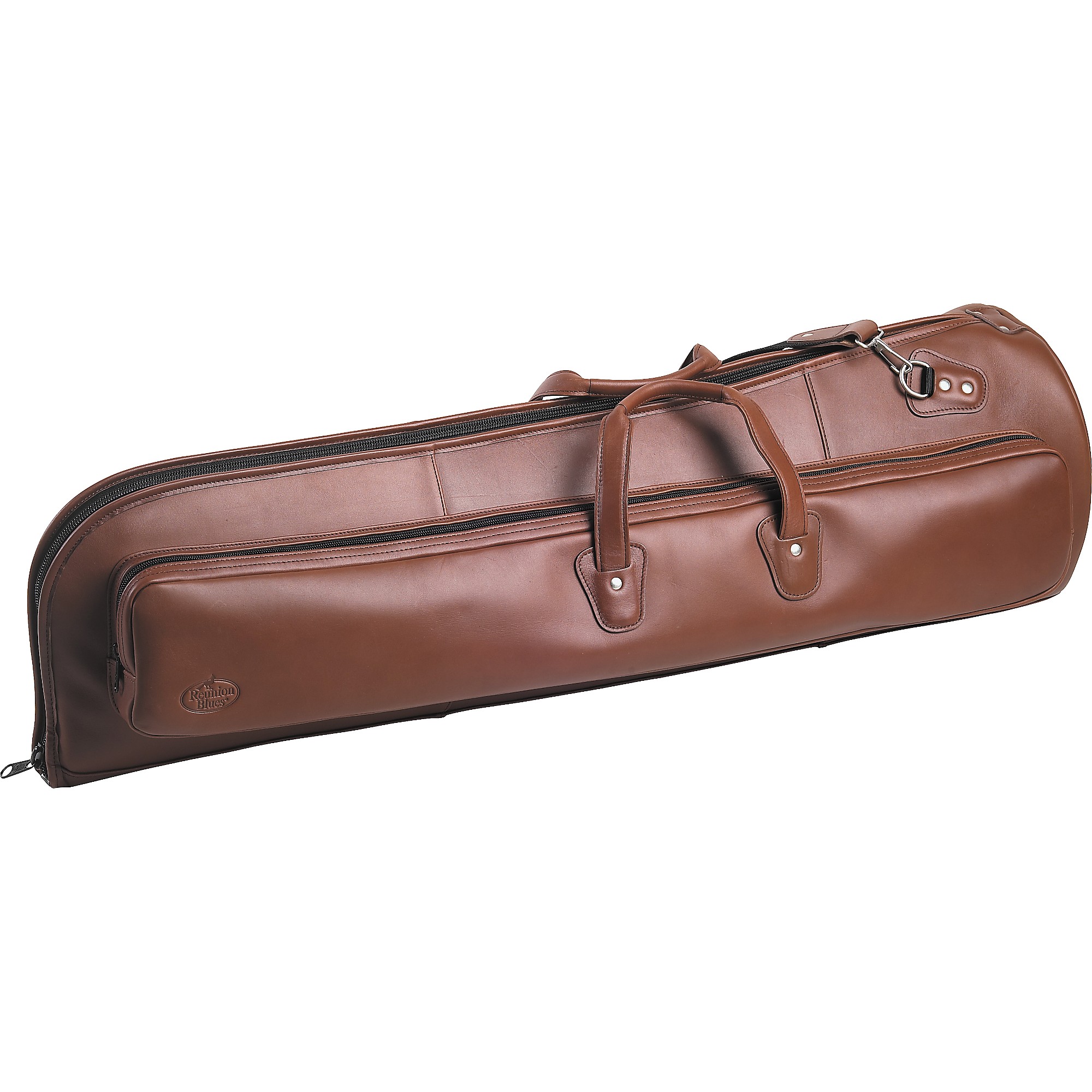 Reunion Blues O Series Leather Tenor Trombone Bag Chestnut Brown