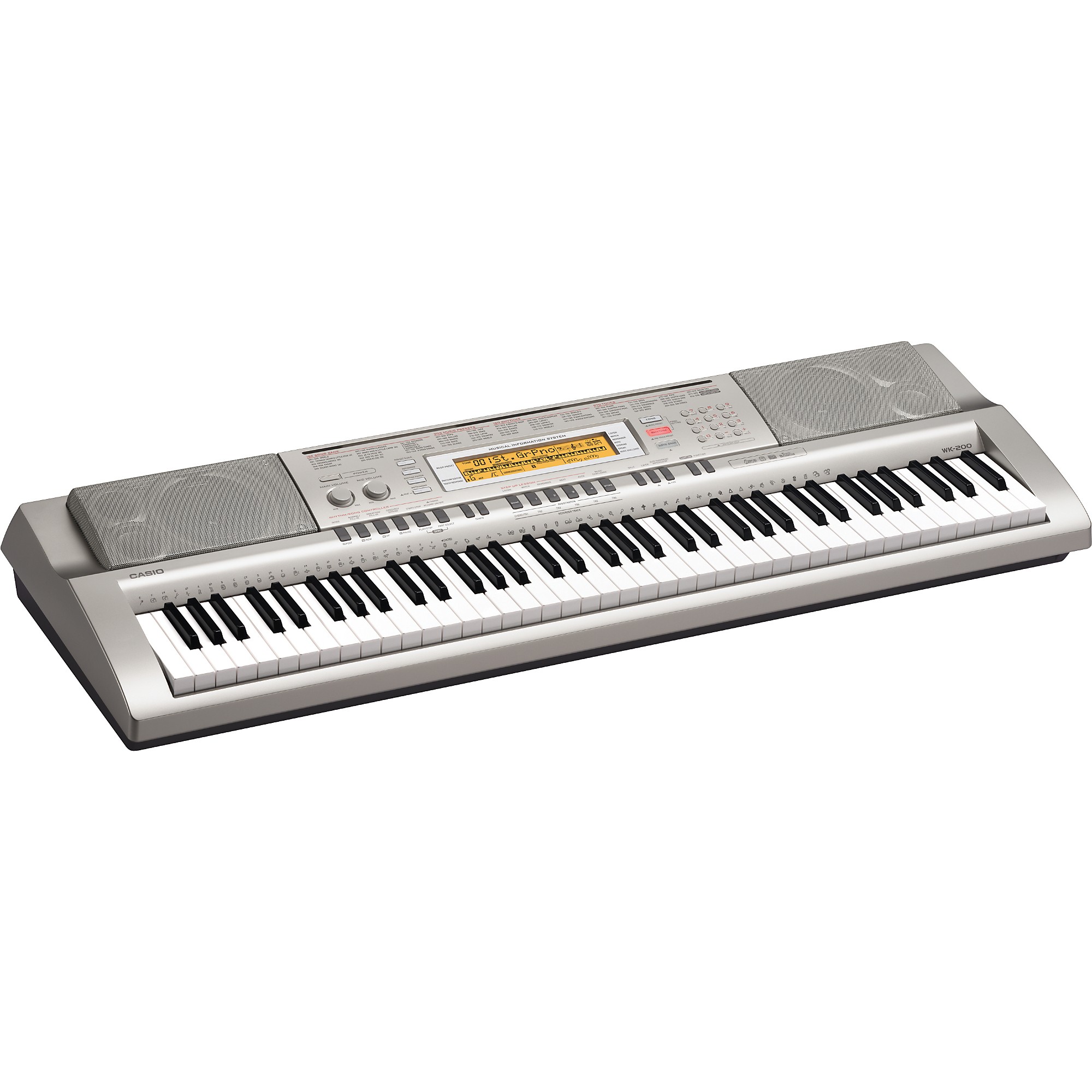 Restock Casio WK-200 76-Key Digital Keyboard Workstation | Guitar
