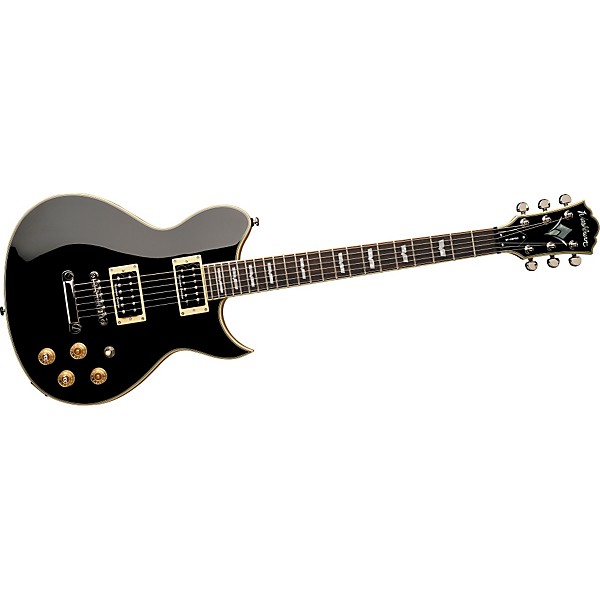 Washburn WI66PRO Electric Guitar with Case Gloss Black | Guitar Center