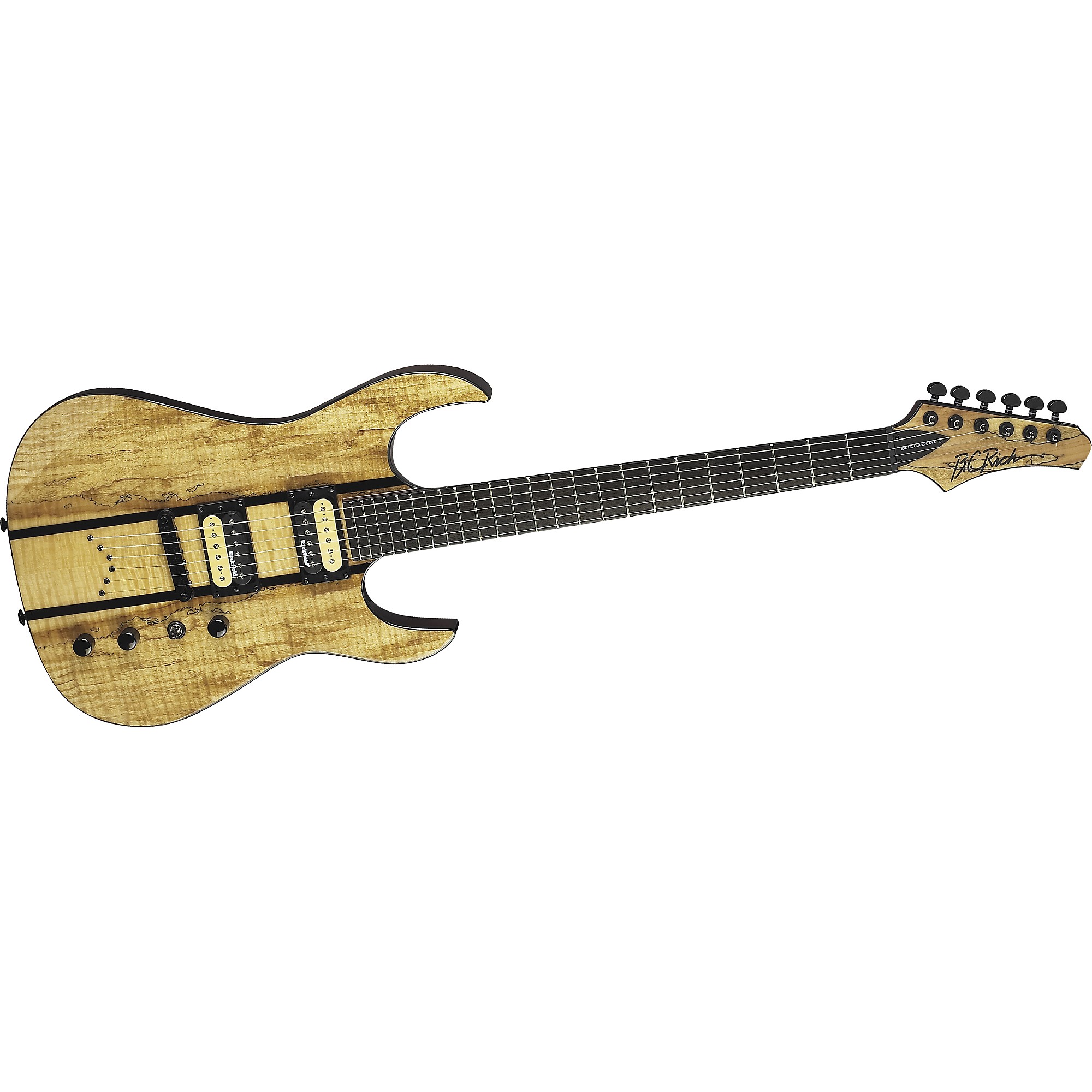 B.C. Rich Exotic Classic Assassin Electric Guitar Spalted Maple