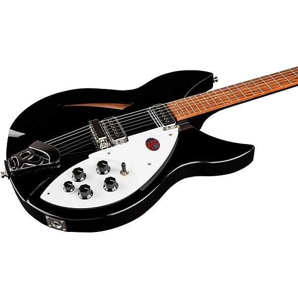 Platinum Rickenbacker Model 330 FG Electric Guitar Jetglo | Guitar