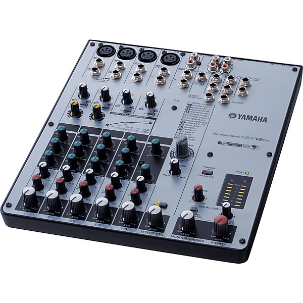 Restock Yamaha MW8CX 8-Channel USB Mixer with Compression and FX