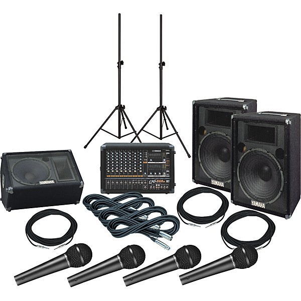 Yamaha EMX860ST/S15e/S12Me PA Package | Guitar Center