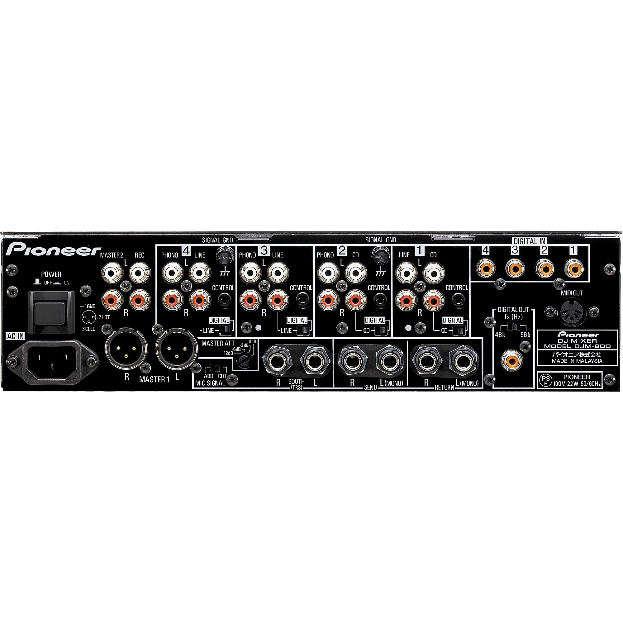 Pioneer DJ DJM-800 Professional DJ Mixer | Guitar Center