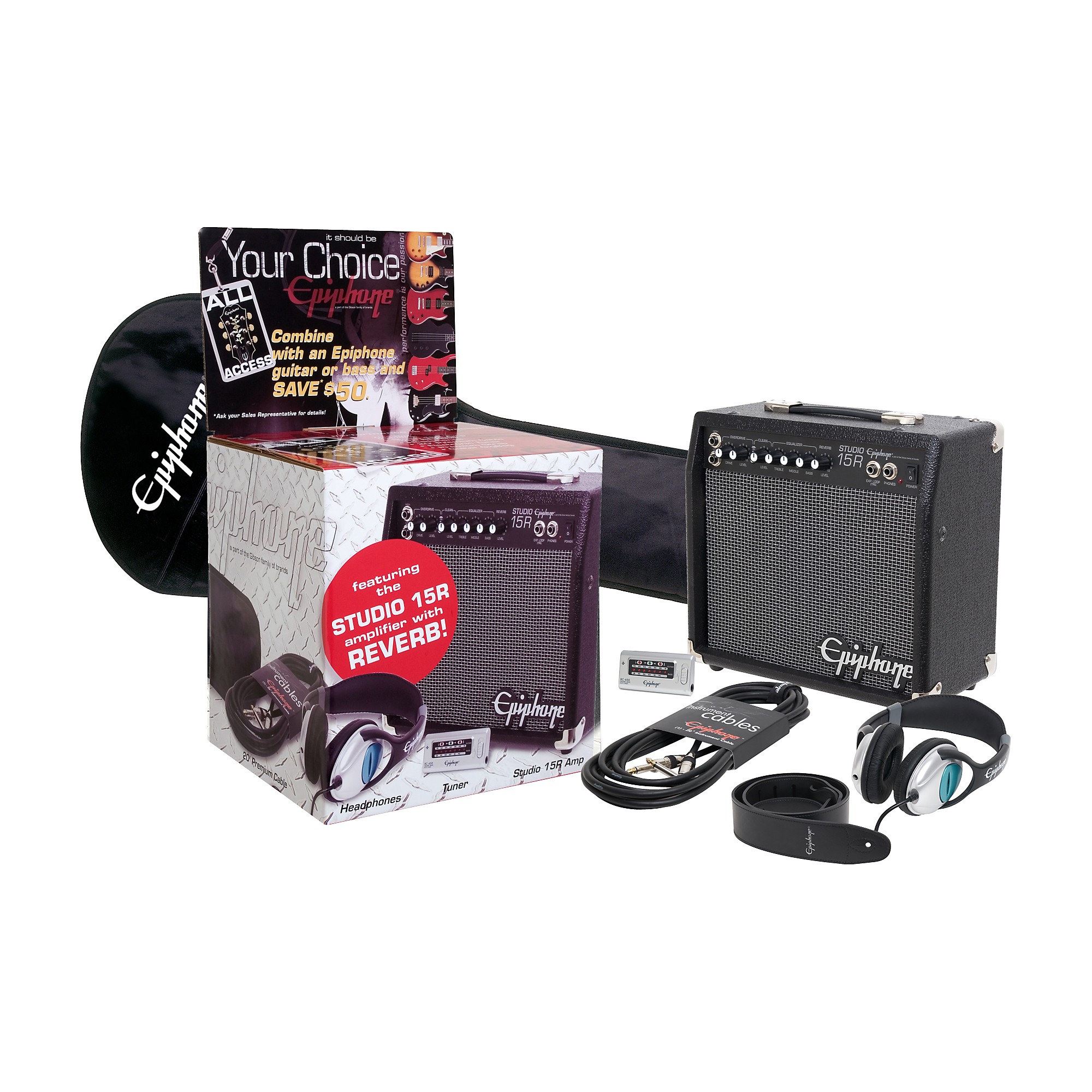 Epiphone SG Special Electric Guitar and All Access Amp Pack Cherry