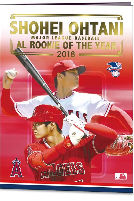 MLB】大谷翔平のア・リーグ新人王受賞記念、“豪華切手セット”が発売へ