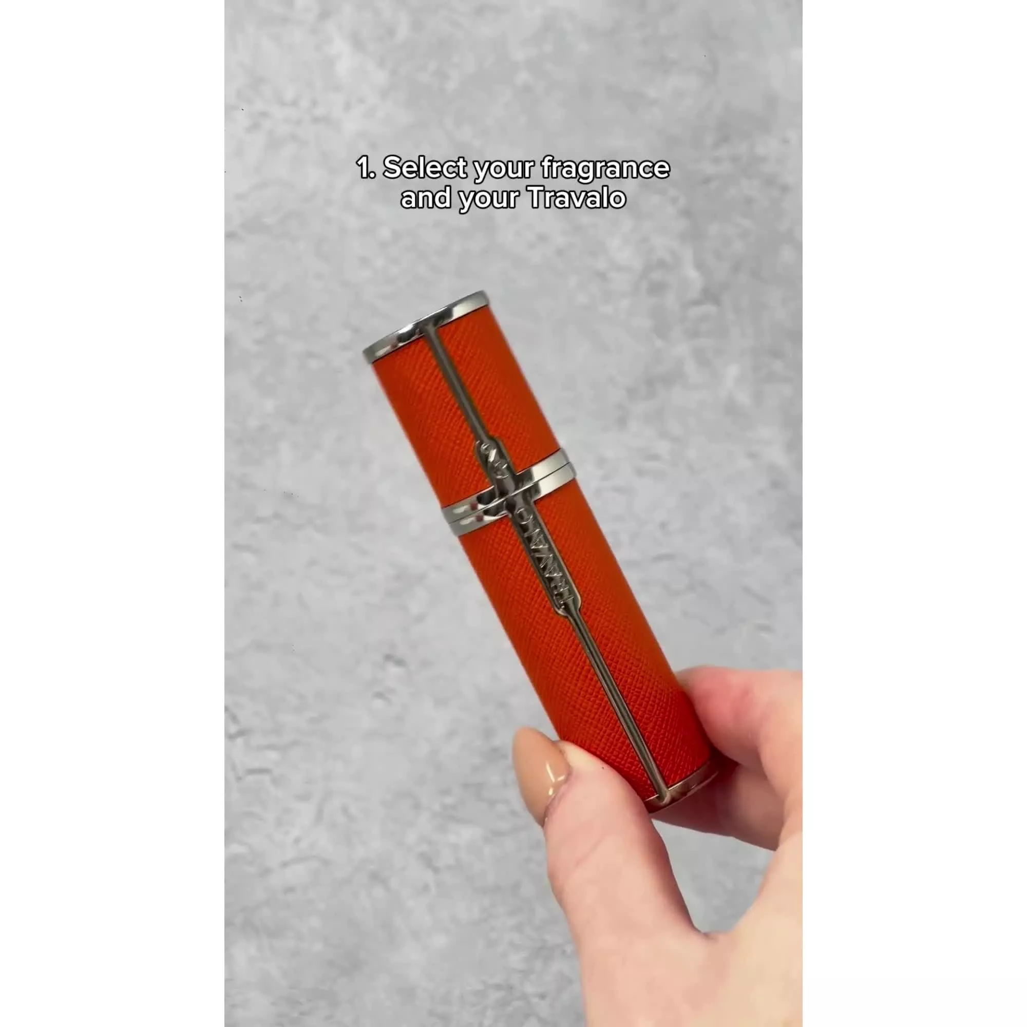 Travalo Milano Refillable Perfume Atomiser Spray, Blue