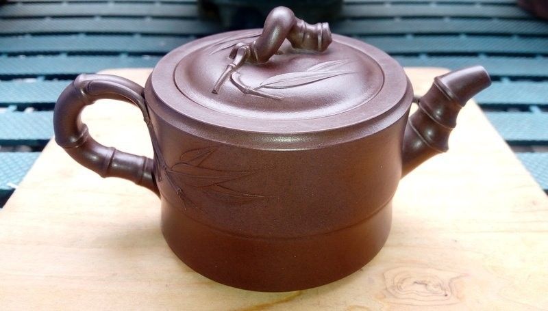 中国宜興急須 全手工 老紫泥紫砂壷荆溪張款