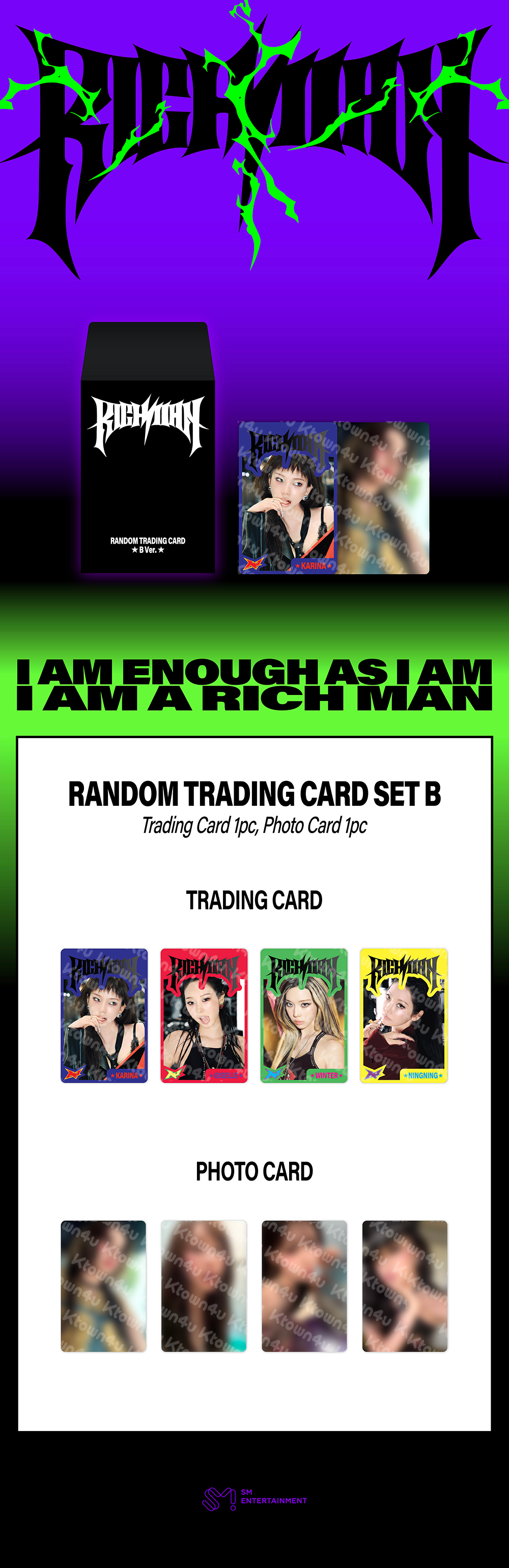 ktown4u.com : aespa - [aespa WEEK - #Rich_Man MD] RANDOM TRADING