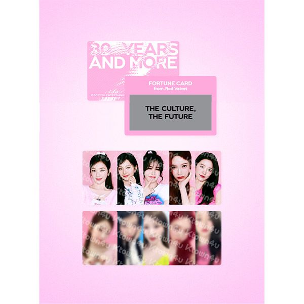 ktown4u.com : Red Velvet - [SMTOWN LIVE 2025] FORTUNE SCRATCH CARD SET