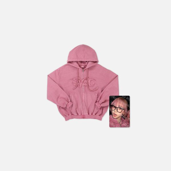 ktown4u.com : aespa - [SYNK : PARALLEL LINE ENCORE MD] PINK HOODIE
