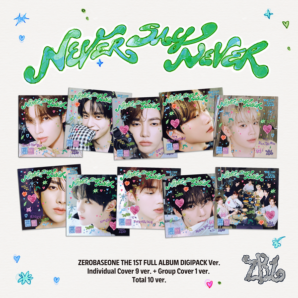 jp.ktown4u.com : ZEROBASEONE THE 1ST FULL ALBUM [NEVER SAY NEVER