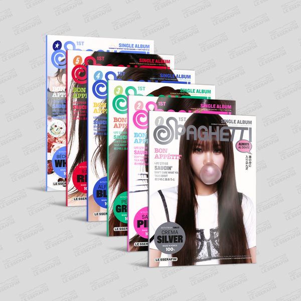 jp.ktown4u.com : LE SSERAFIM - シングルアルバム1集 [SPAGHETTI