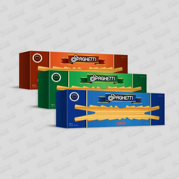 jp.ktown4u.com : LE SSERAFIM - シングルアルバム1集 [SPAGHETTI