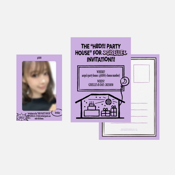 jp.ktown4u.com : GISELLE (aespa) - [SM ARTIST BIRTHDAY] PARTY CARD