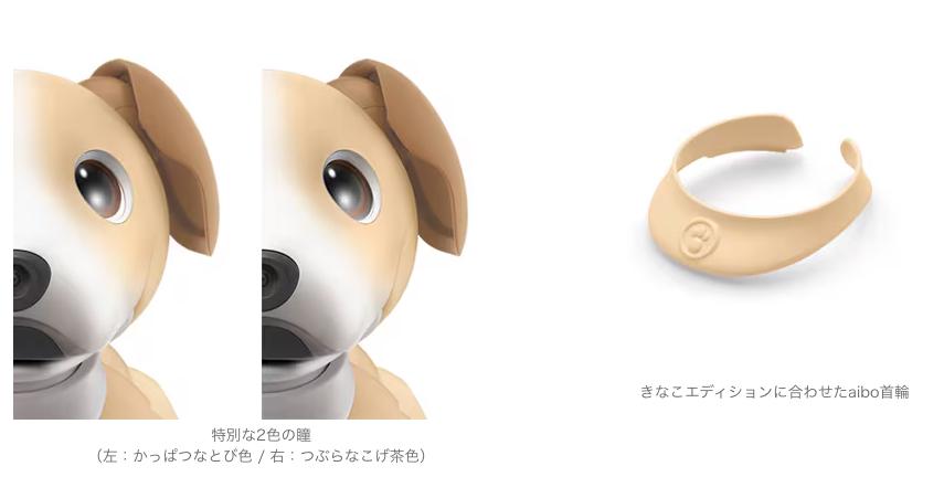 aiboに新しい友達が増えました。柴犬っぽい色したきなこくんです