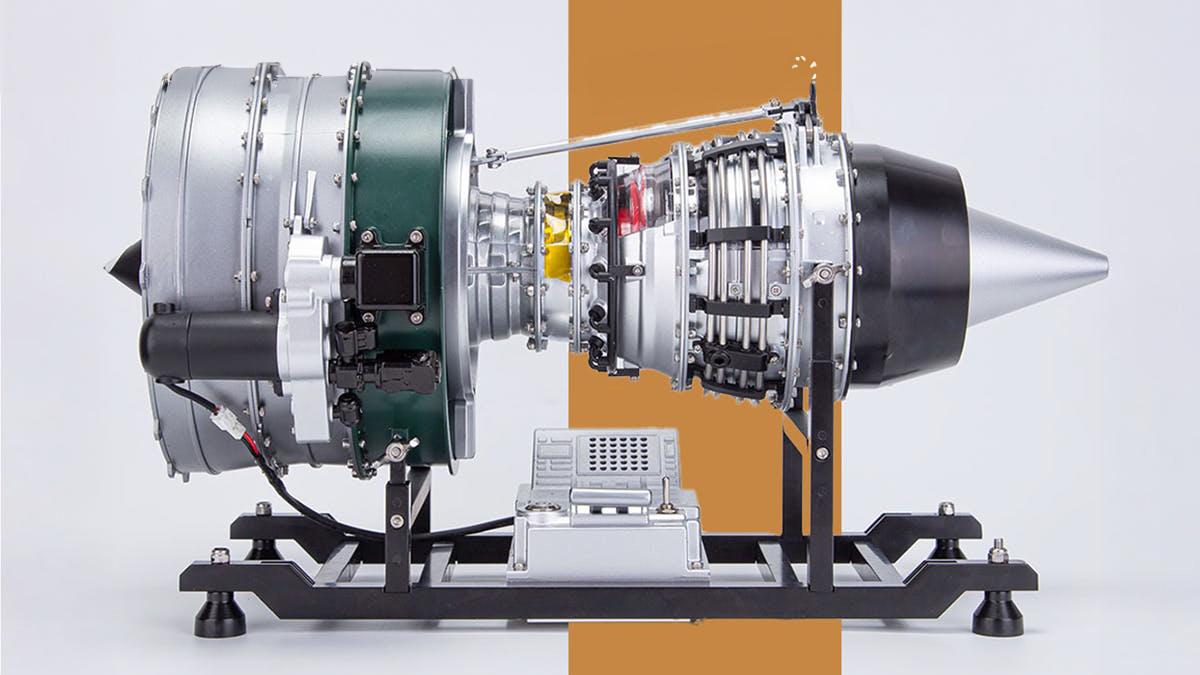 ジェットエンジン、家で楽しまない？ 自分で作って中の動きまで