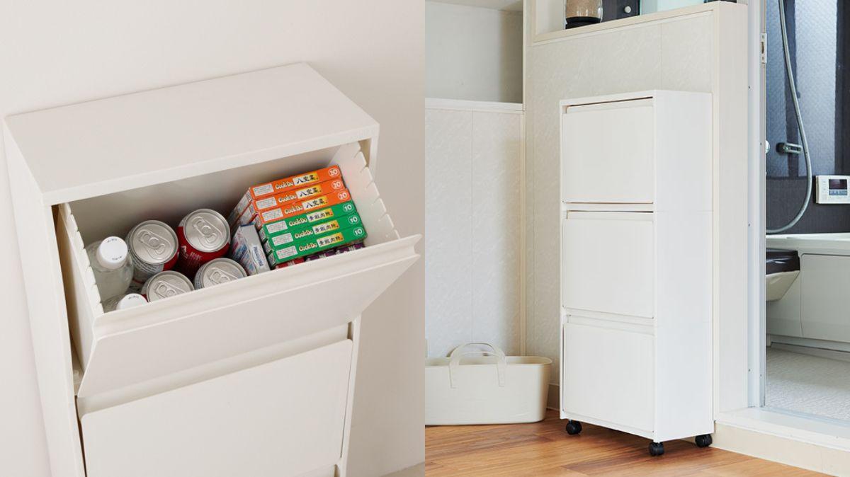 こういう収納があると便利なんだよなぁ。生活感のないKEYUCAの万能3段