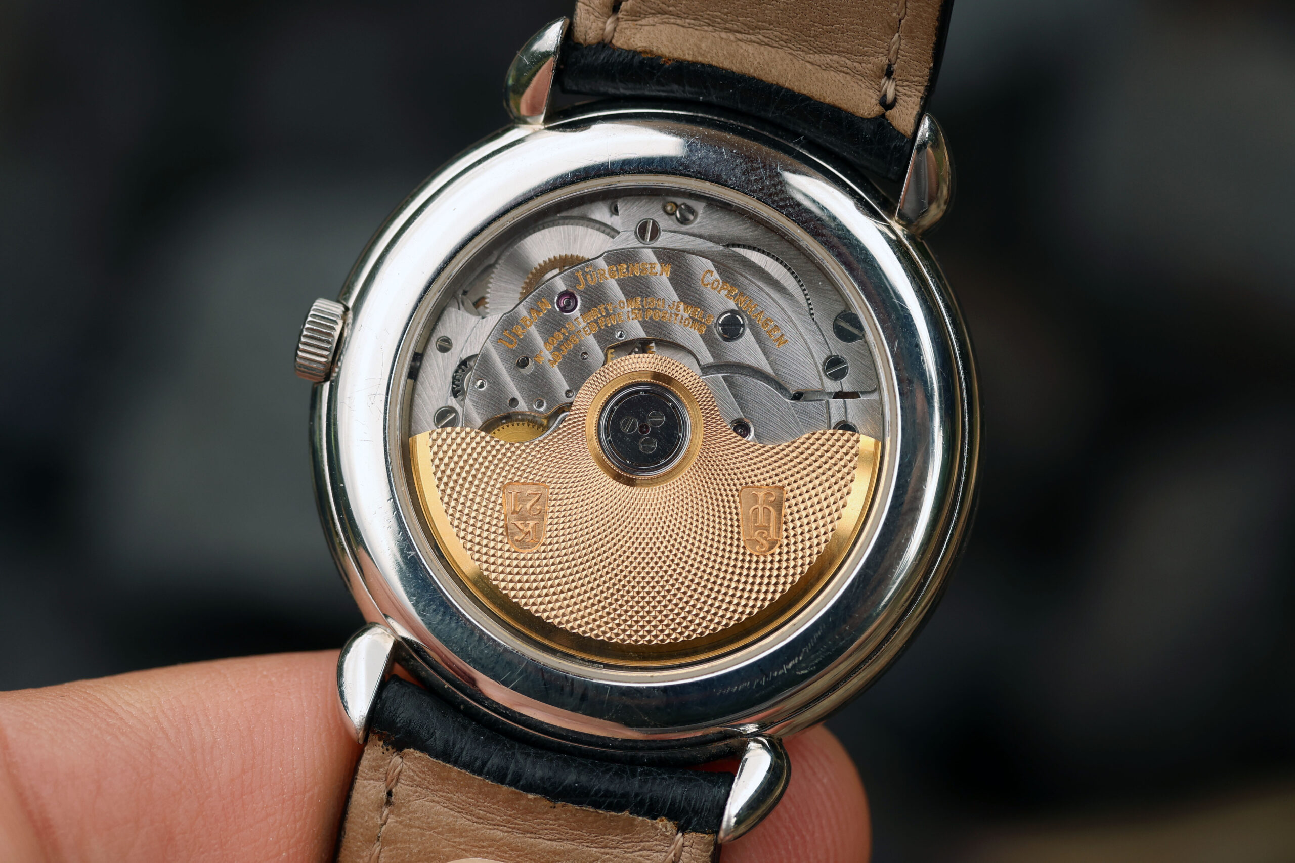 1990's Urban Jurgensen ref. 8 in Platinum, 37mm, Date – Lunar