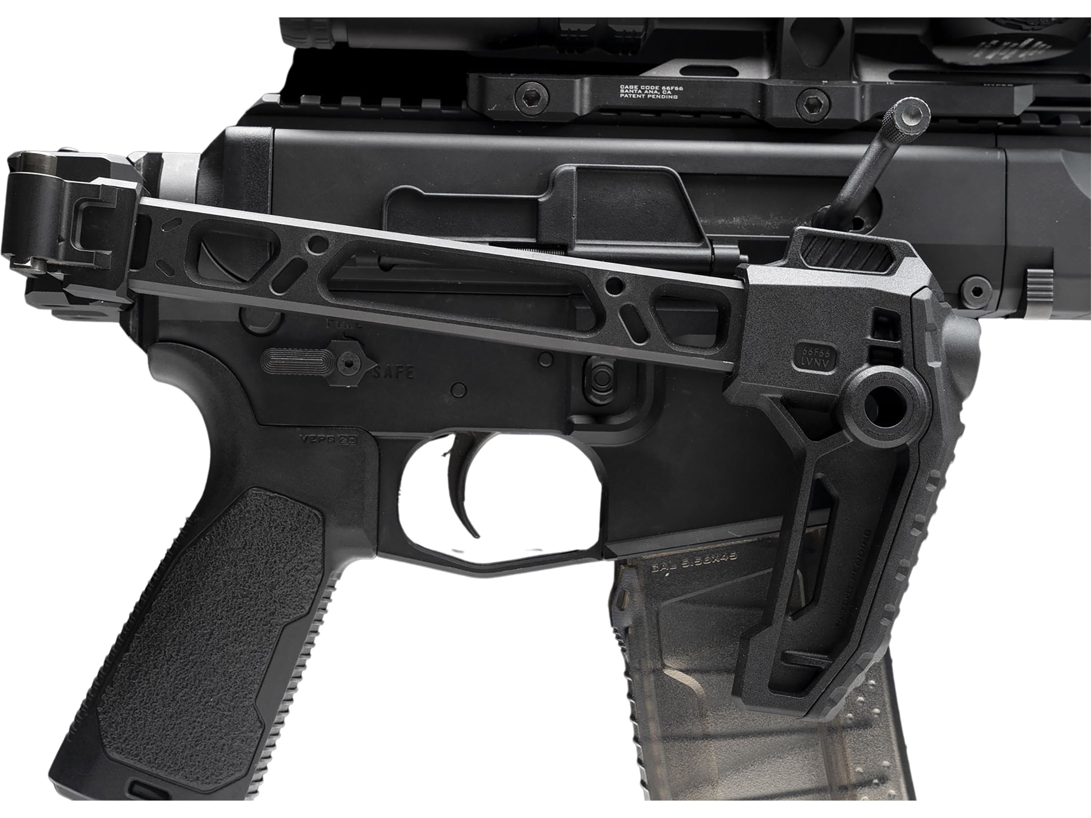 Strike Industries Dual Folding Picatinny Stock Adapter