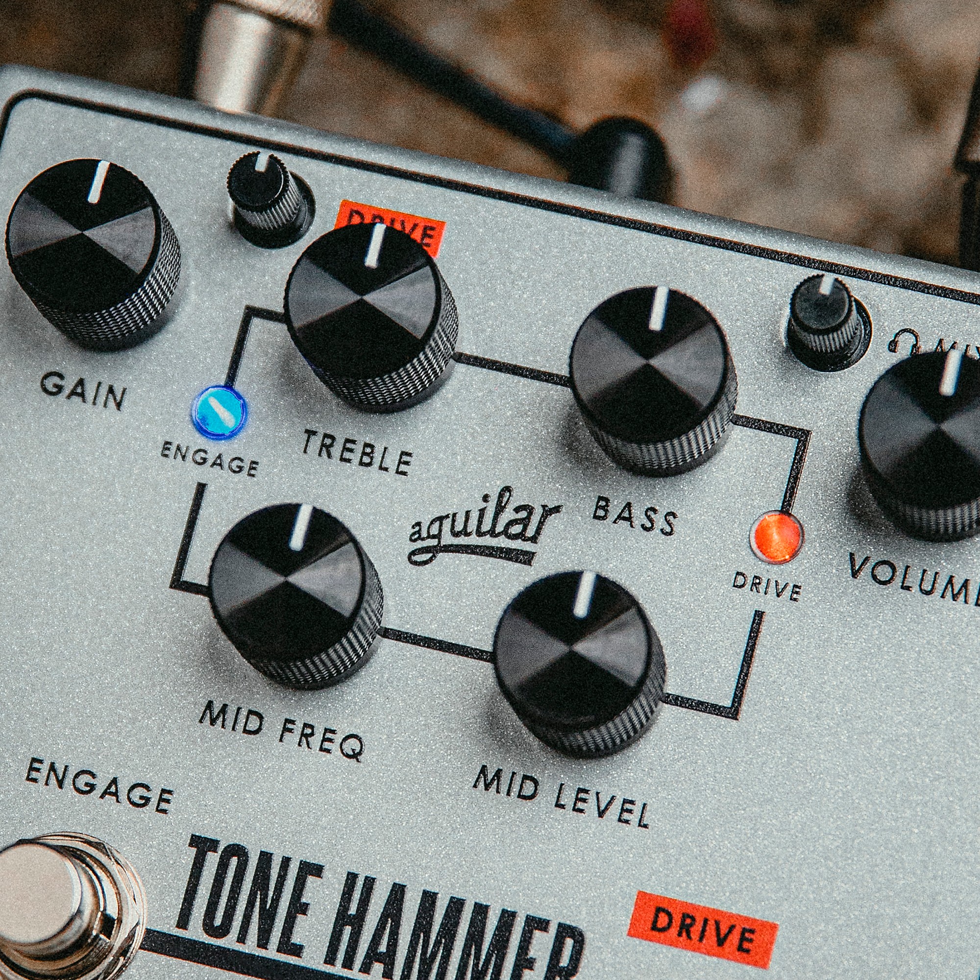 Aguilar Tone Hammer V2 Preamp Bass Effects Pedal | Music & Arts