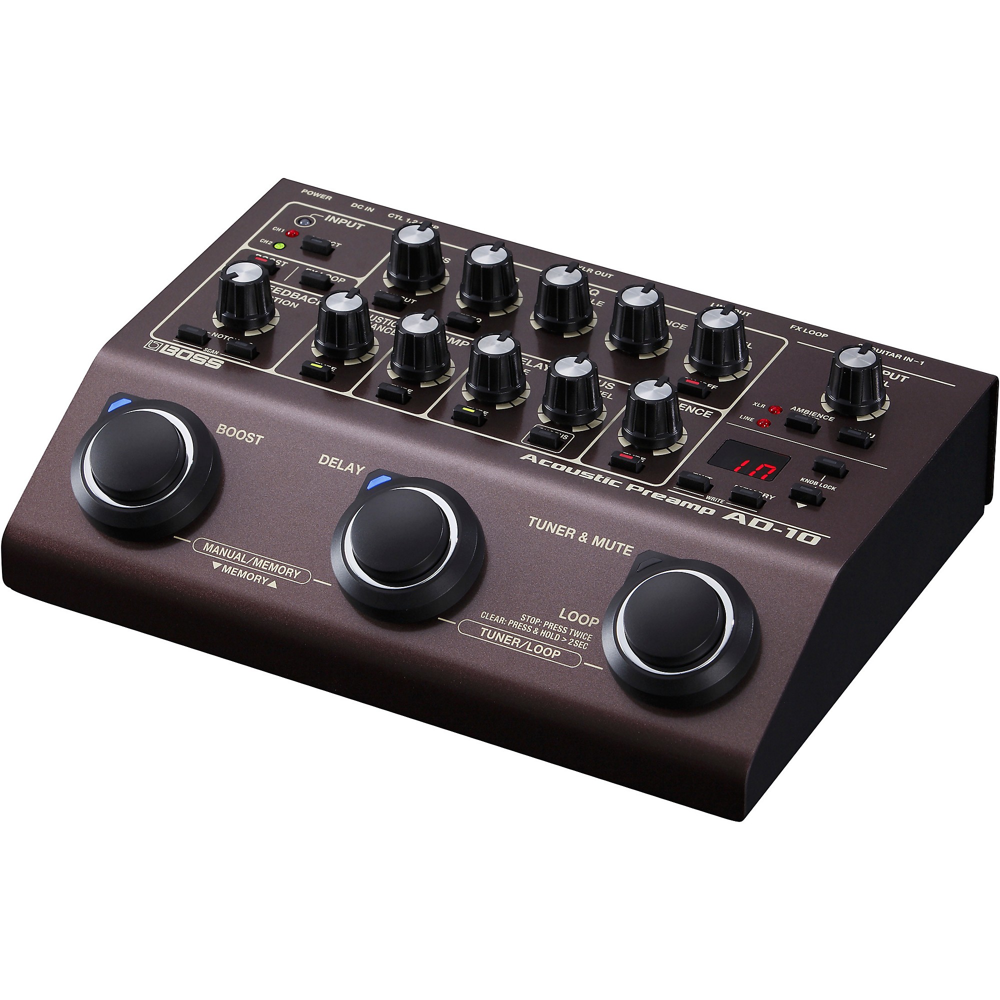 BOSS AD-10 Acoustic Guitar Multi-Effects Pedal | Music & Arts