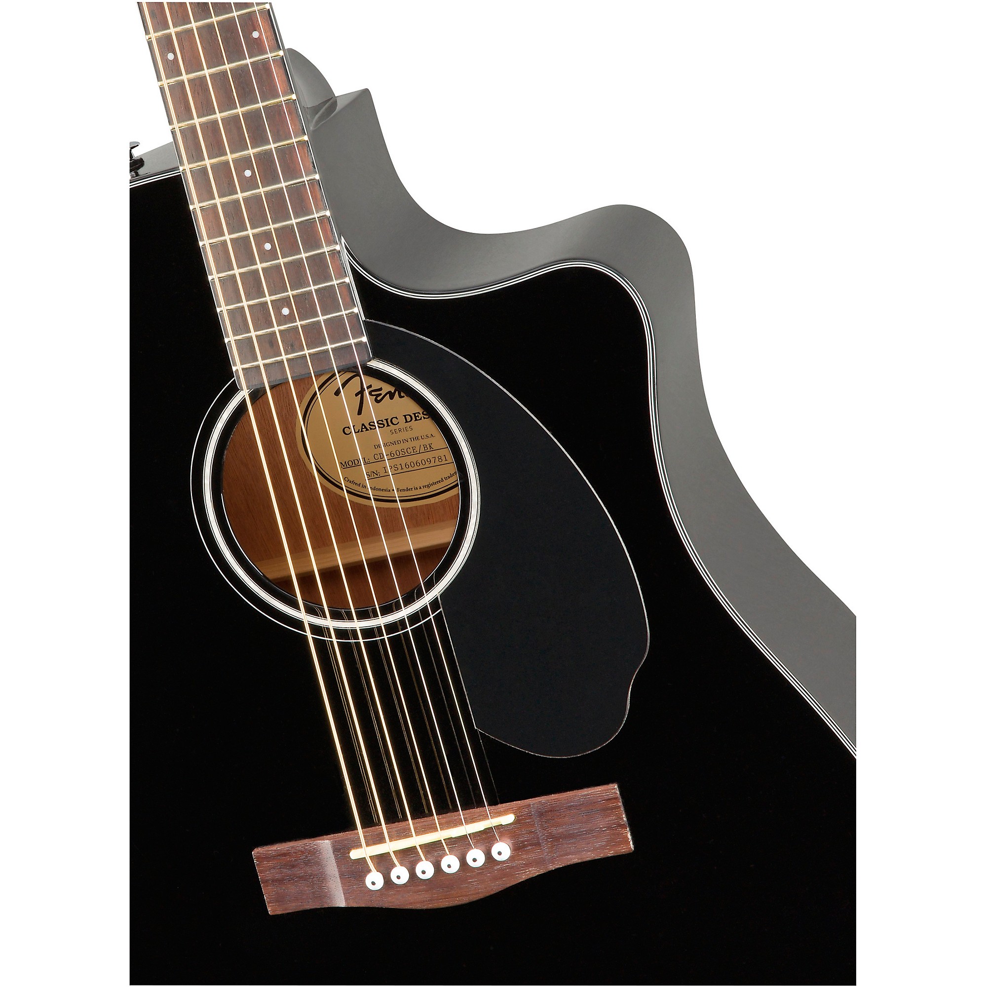 Fender CD-60SCE Dreadnought Acoustic-Electric Guitar | Music & Arts