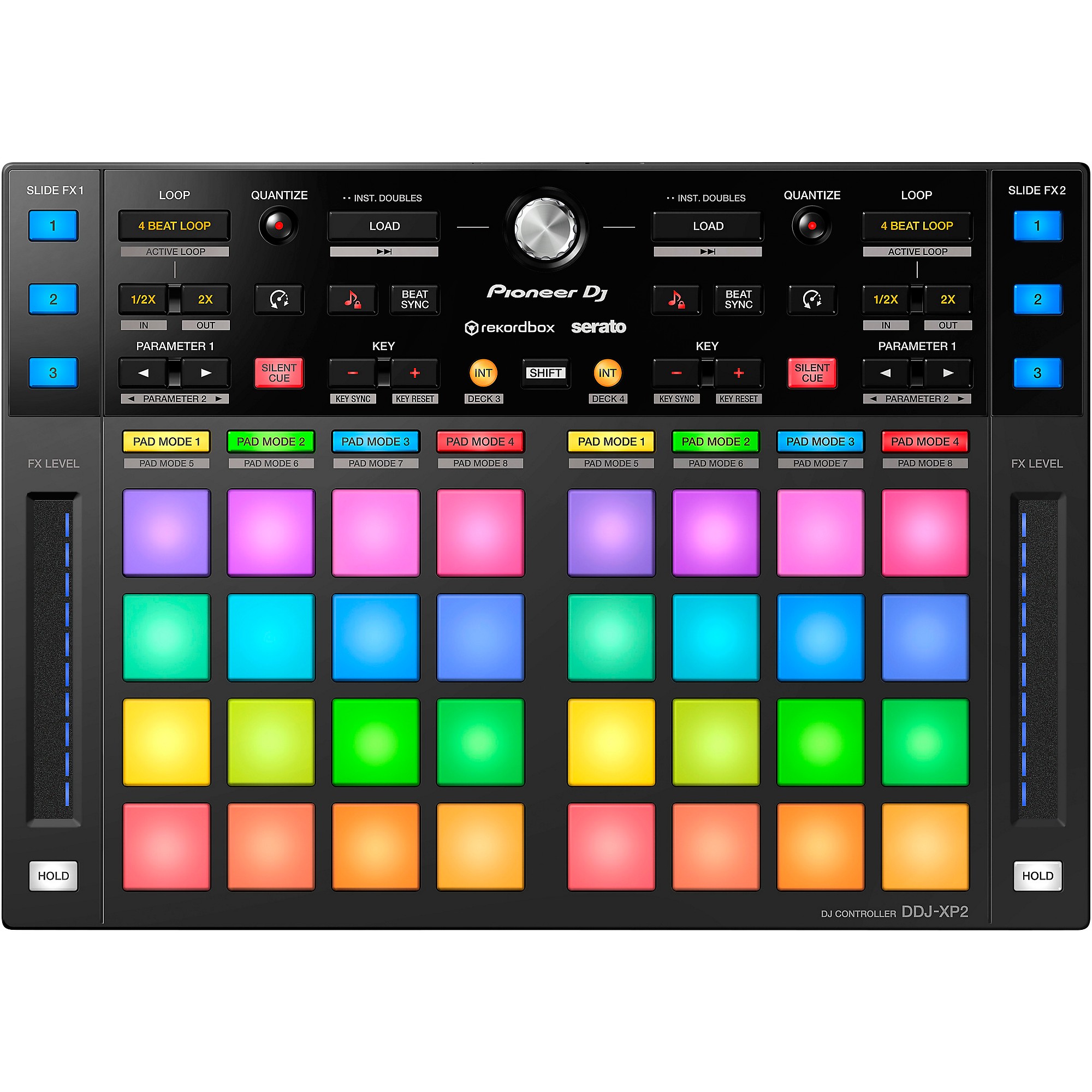 Pioneer DJ DDJ-XP2 DJ Controller for rekordbox dj and Serato DJ
