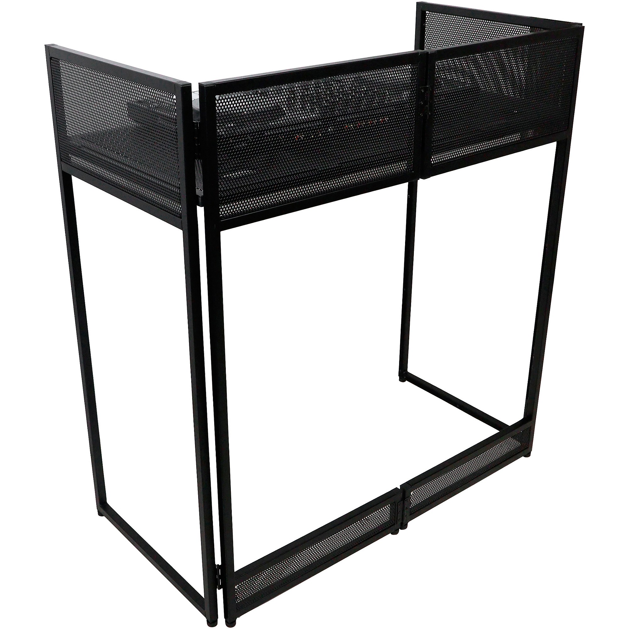 ProX XF-VISTABLMK2 Vista DJ Booth Facade Table Station With White