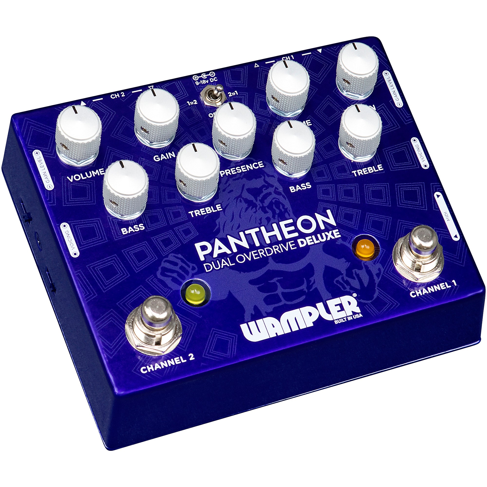 Wampler Pantheon Deluxe Dual Overdrive Effects Pedal | Music & Arts