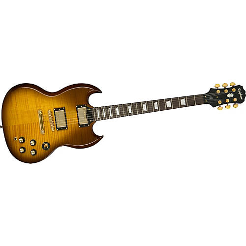 Epiphone G-400 Deluxe Electric Guitar (No Pickguard) Honey Burst