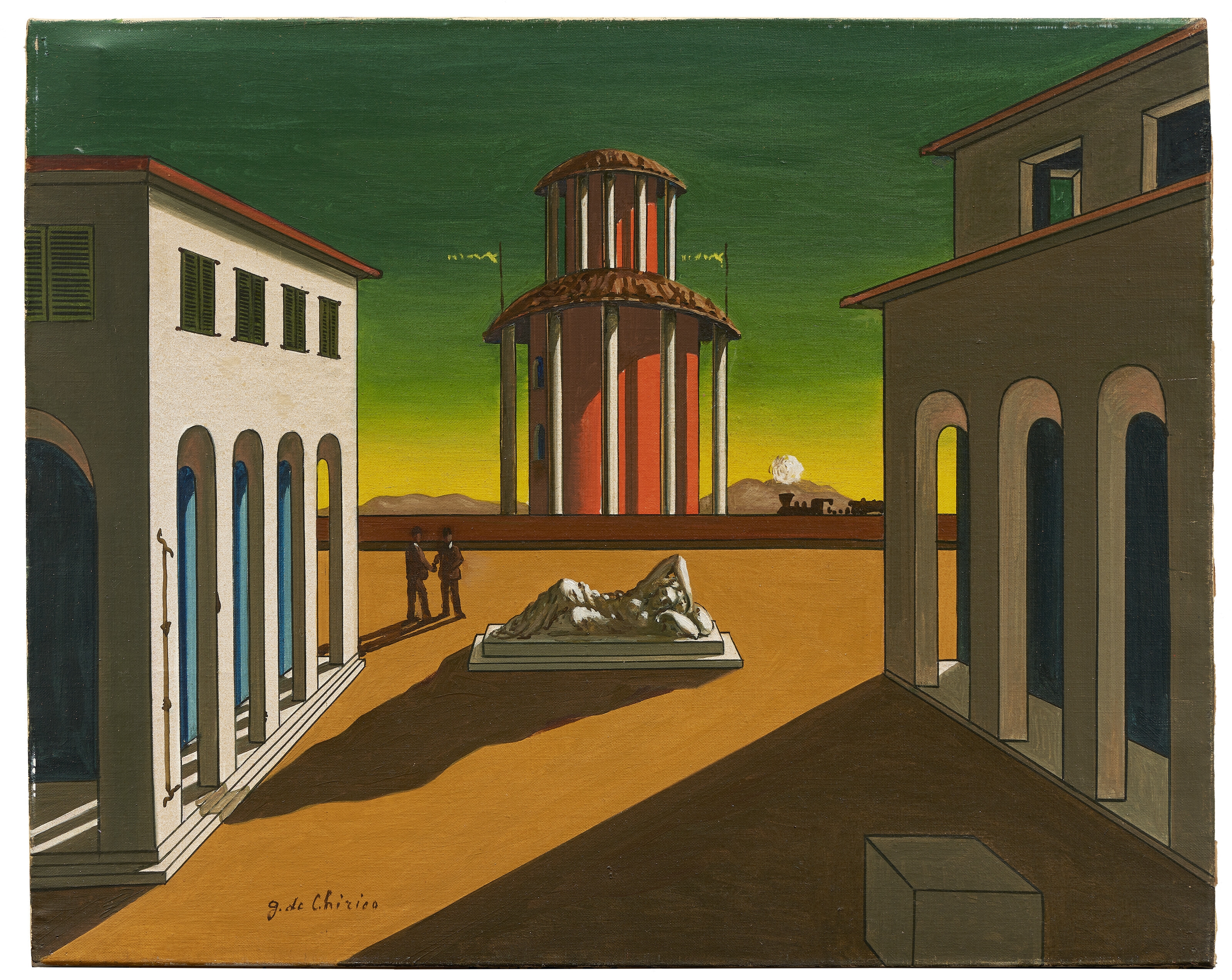 Giorgio de Chirico | Piazza d'Italia (1955 - 1956) | MutualArt