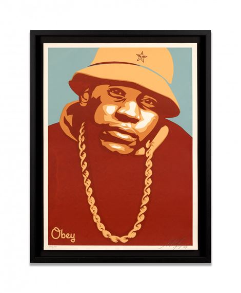 Shepard Fairey | Old School Hip hop (Obey LL Cool J Red (2004