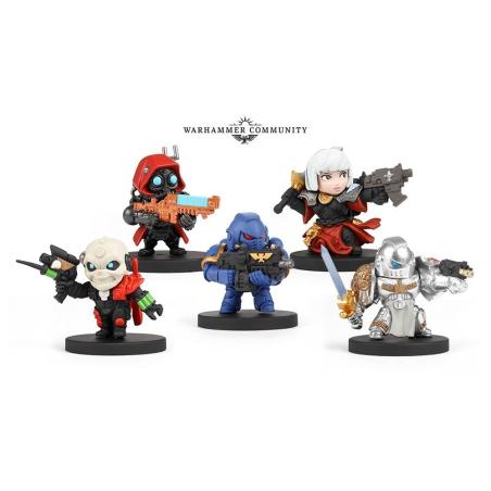 Warhammer Chibi Figures series 1 (set of 5 figures) | Bandai