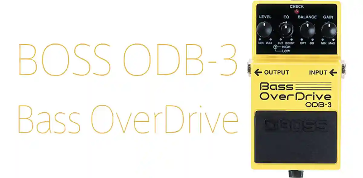 ベースの歪み系音作りにおすすめ。オーバードライブ・コンパクト