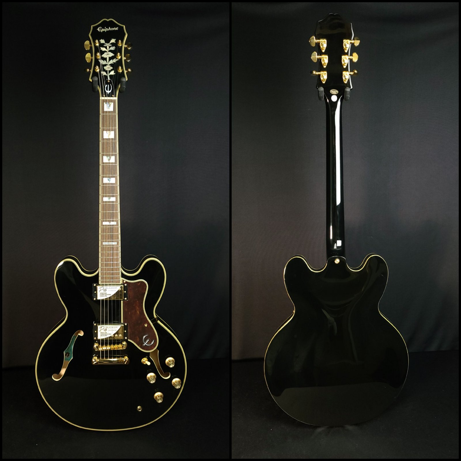 Epiphone Sheraton II Pro Ebony - 711106337036