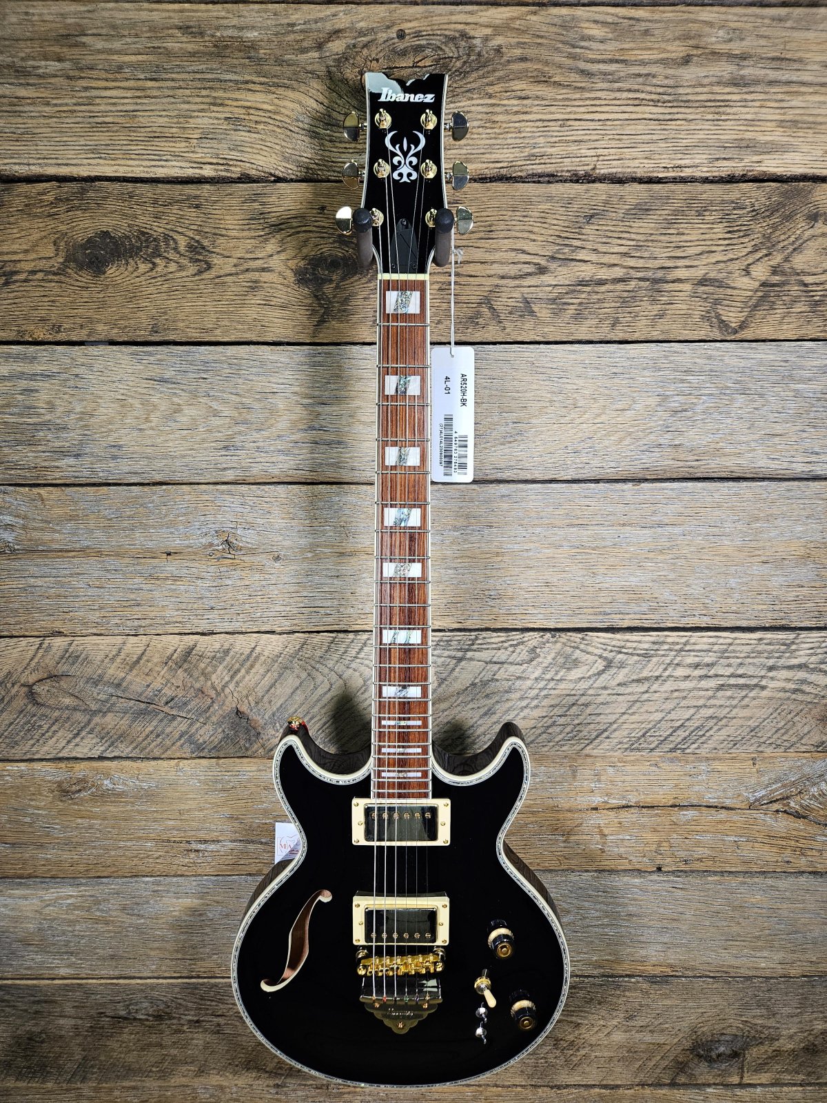 Ibanez AR-520H BK Semi Hollow Body (Factory Second) - 325371