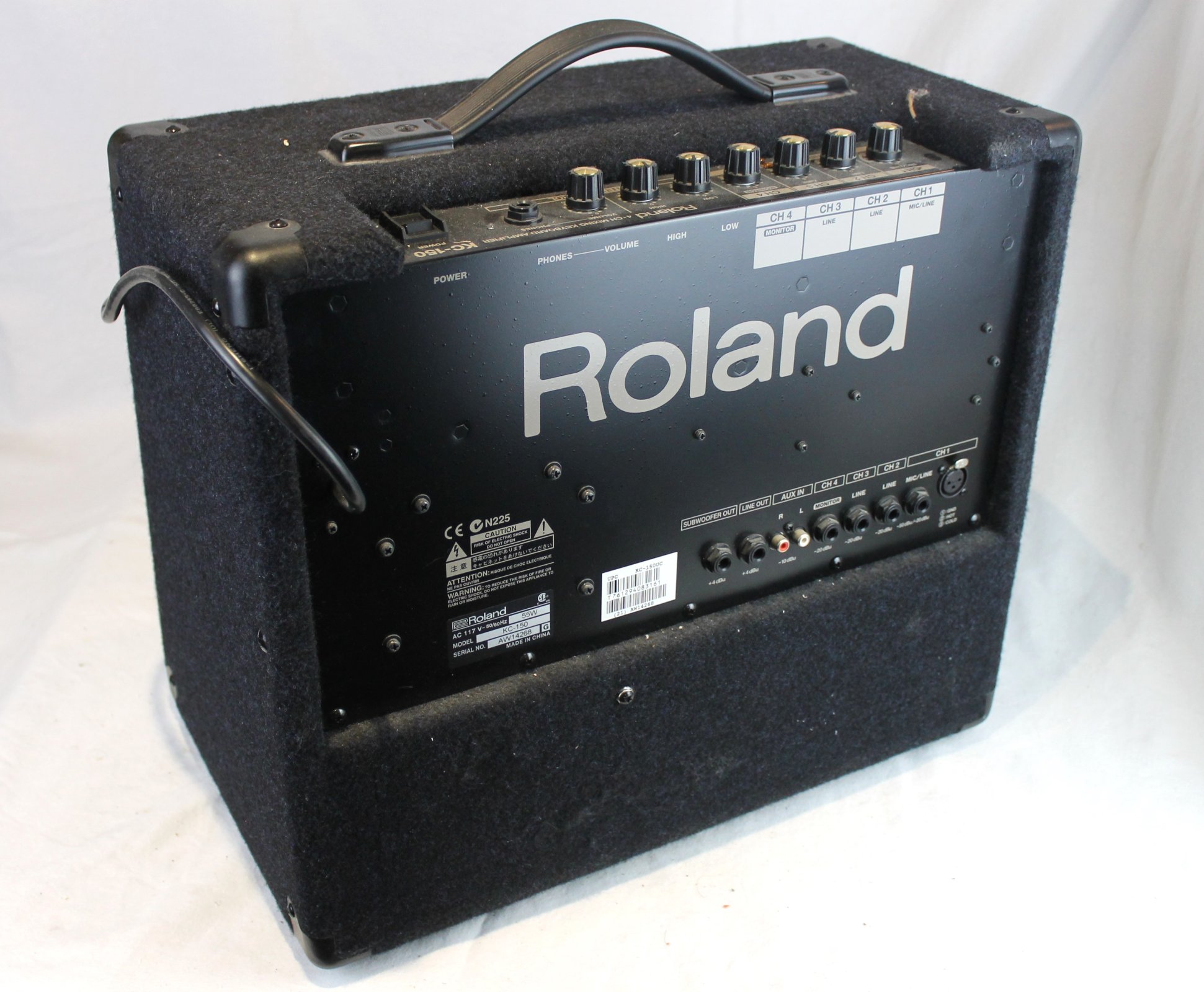 6647 - Navy Blue Roland KC-150 - 4-Channel Mixing Keyboard Amplifier