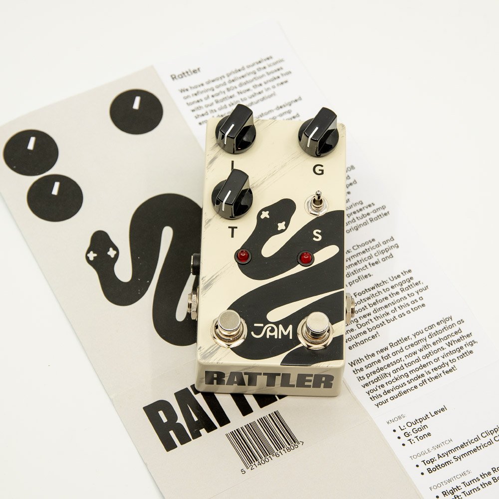 JAM Pedals Rattler MkII Mk.2 Distortion Guitar Pedal - 5214001611805