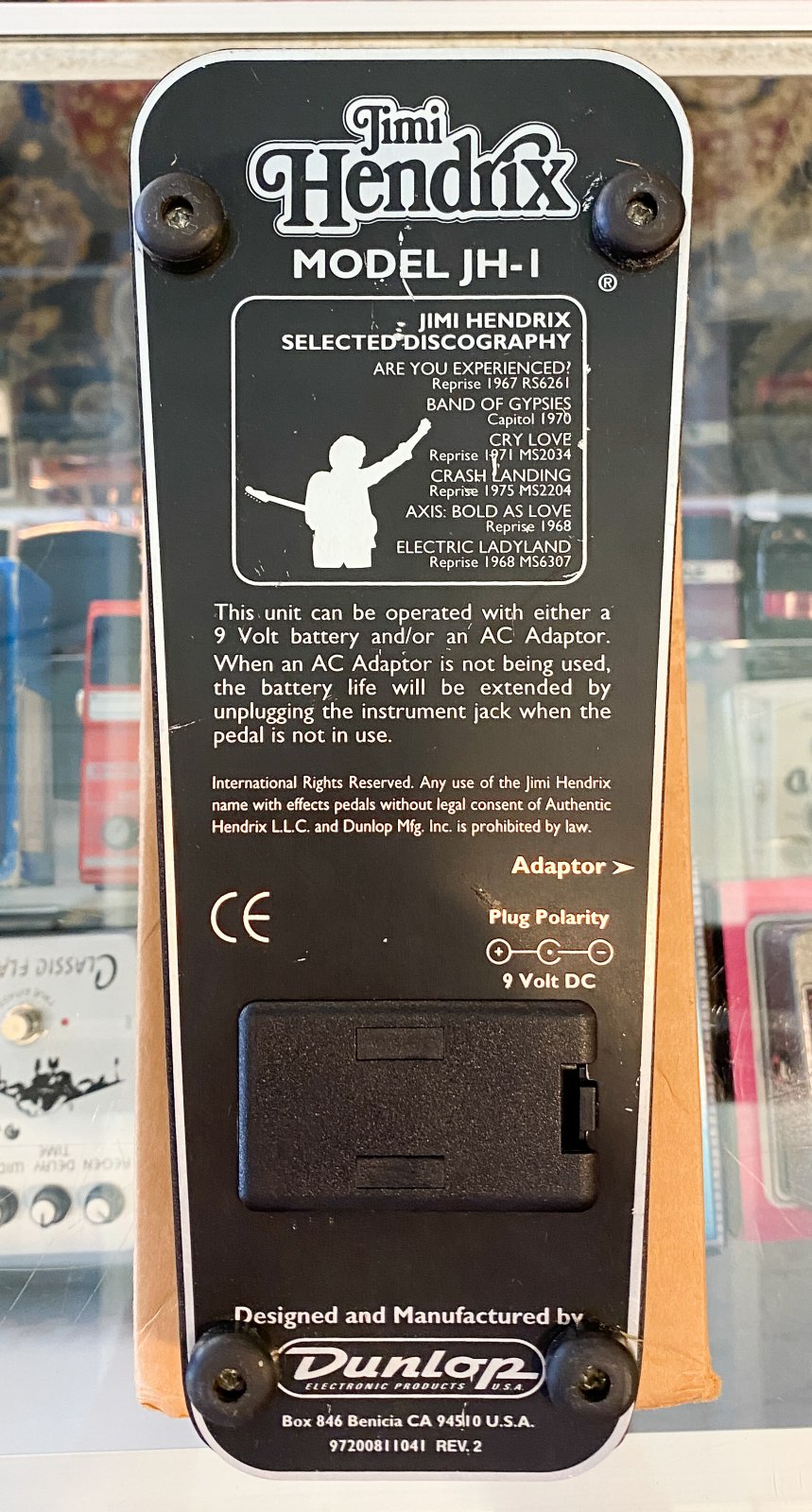 Dunlop Crybaby JH-1 Jimi Hendrix wah pedal - w/original box